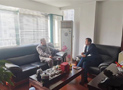 协会换届领导小组考察行动—访衡水中铁建土工材料制造有限公司