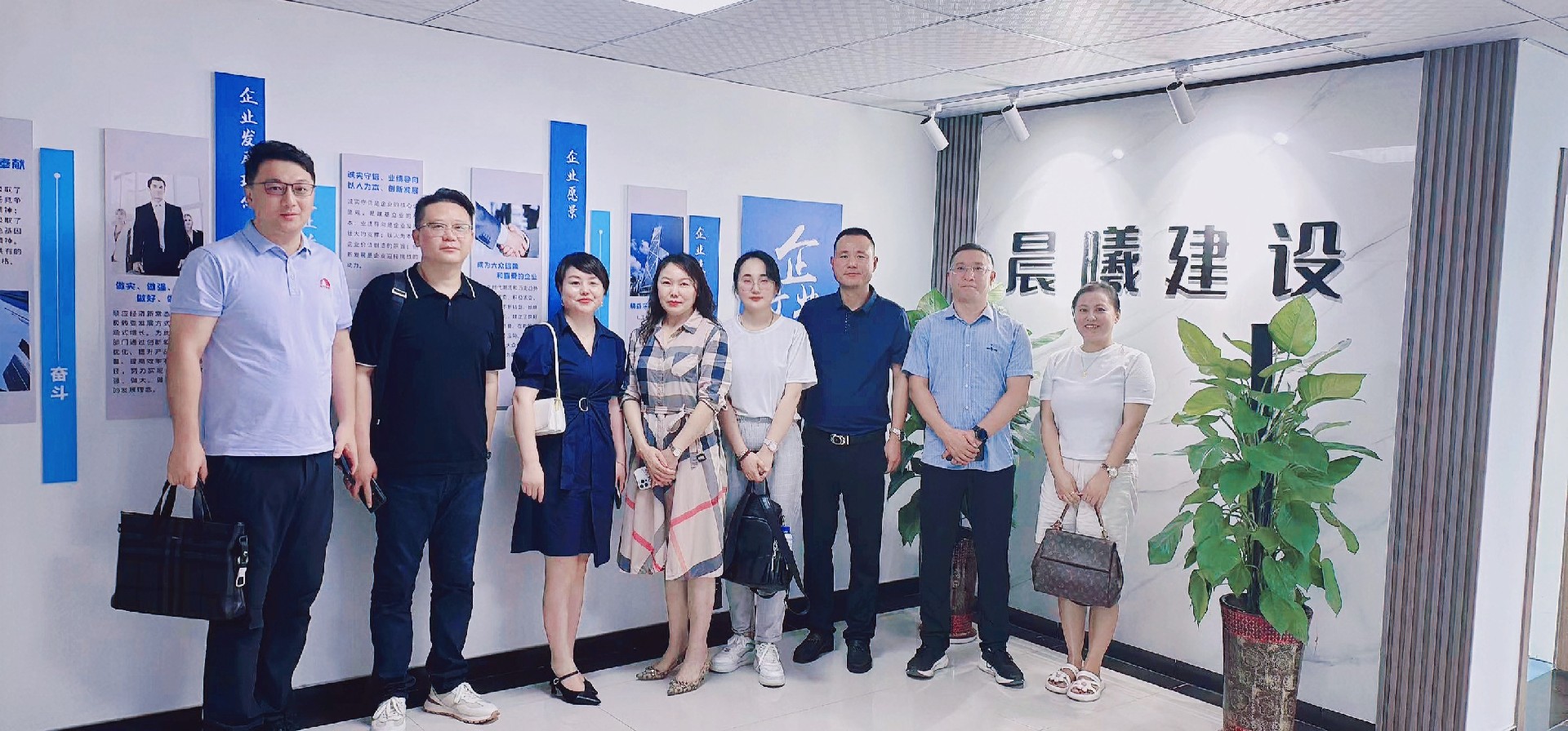 协会受邀赴安庆晨曦建设工程有限公司考察调研