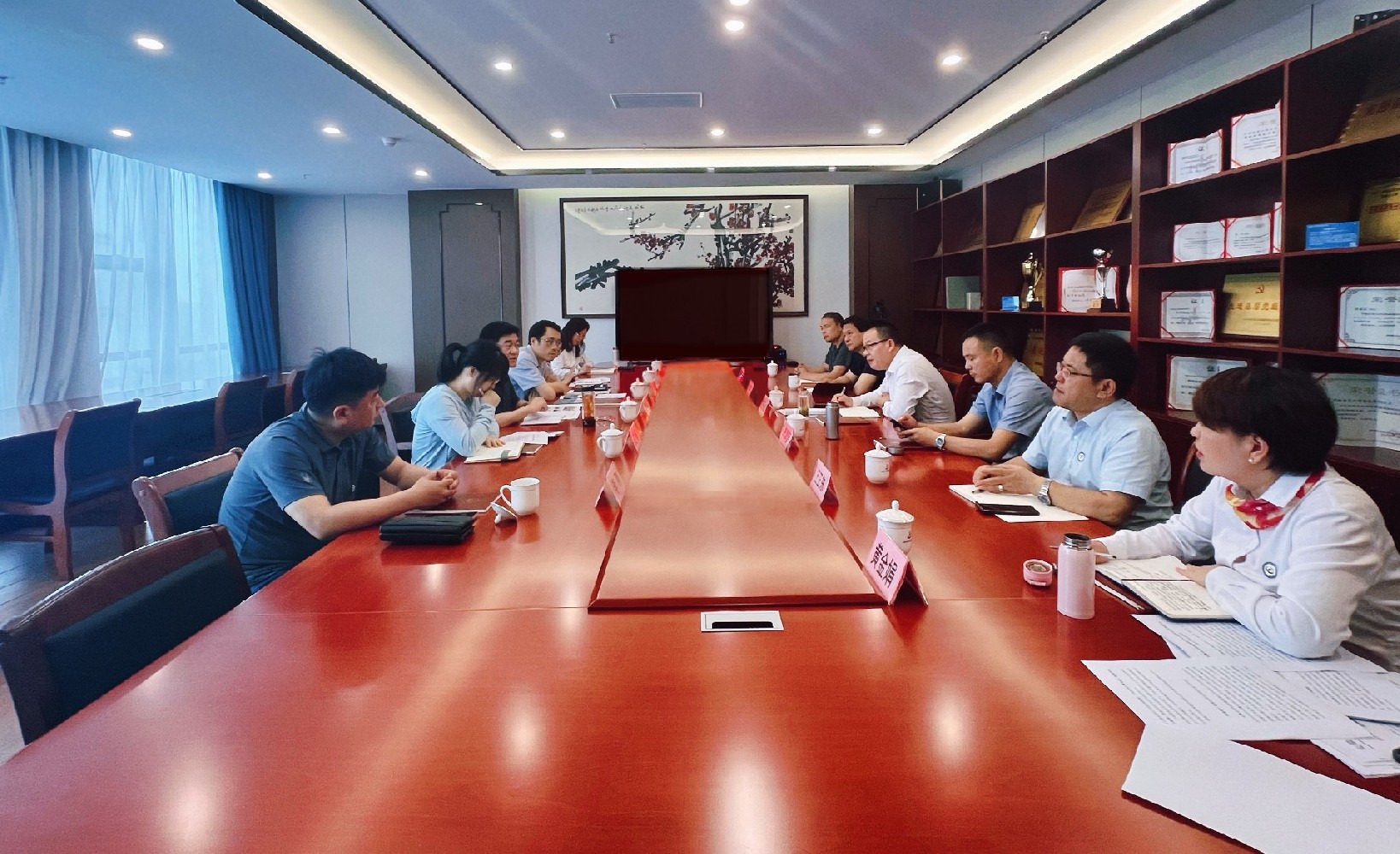 安徽省市场监督管理局产品质量安全监管处莅临协会指导工作