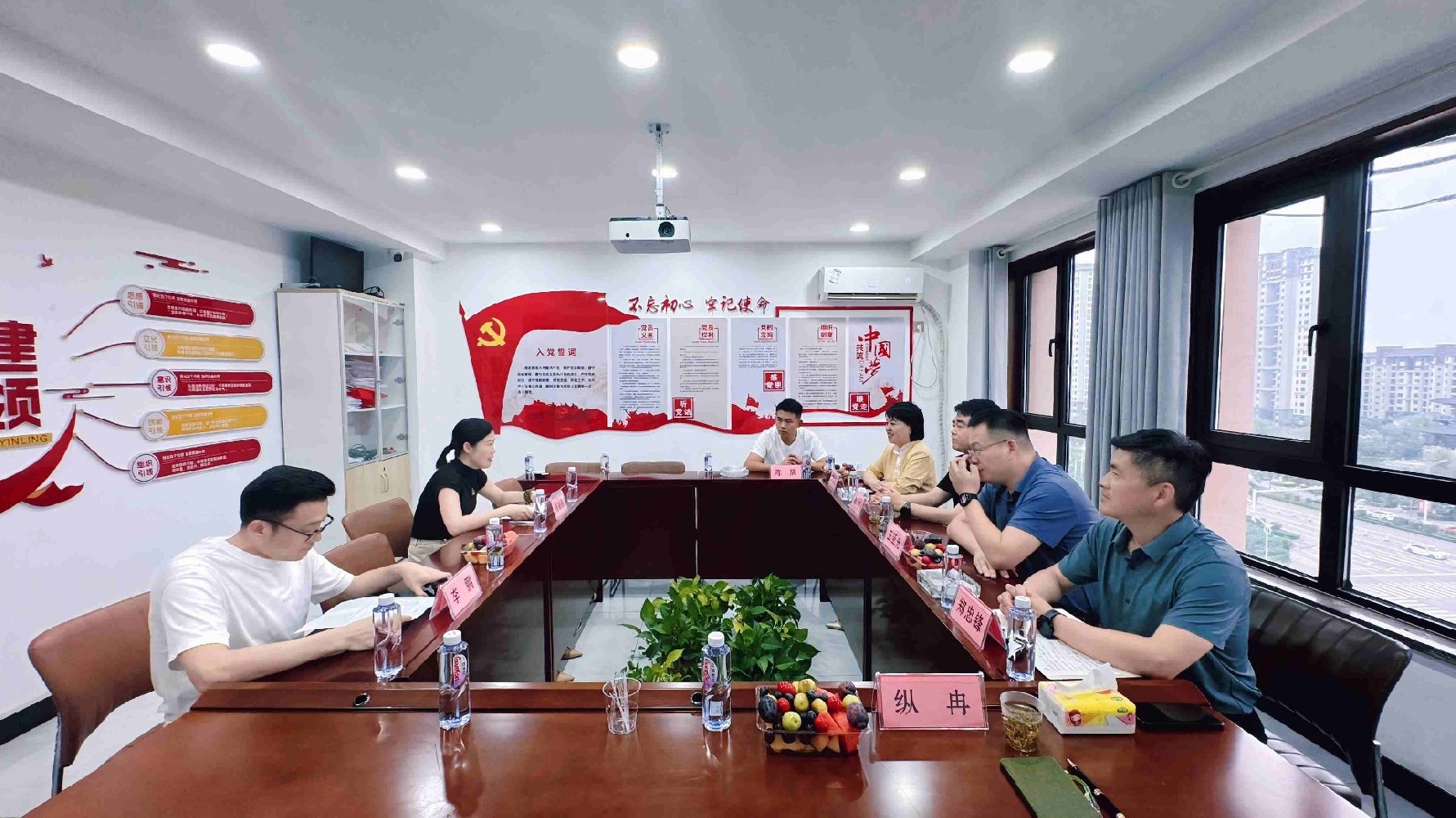 协会一行赴淮北走访安徽淮郡建筑工程有限公司与安徽利萧建设工程有限公司